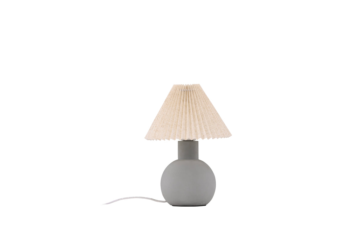 Produktbillede af VIND COLLECTION Älvsborg bordlampe grå hør og grå beton i premium kvalitet