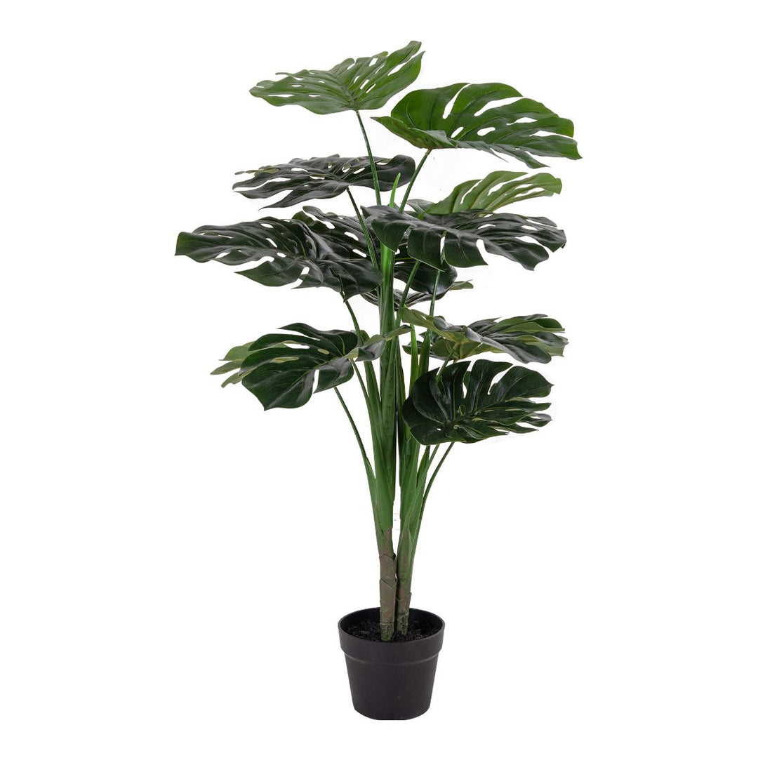 Produktbillede af Monstera kunstige plante 90cm på tilbud