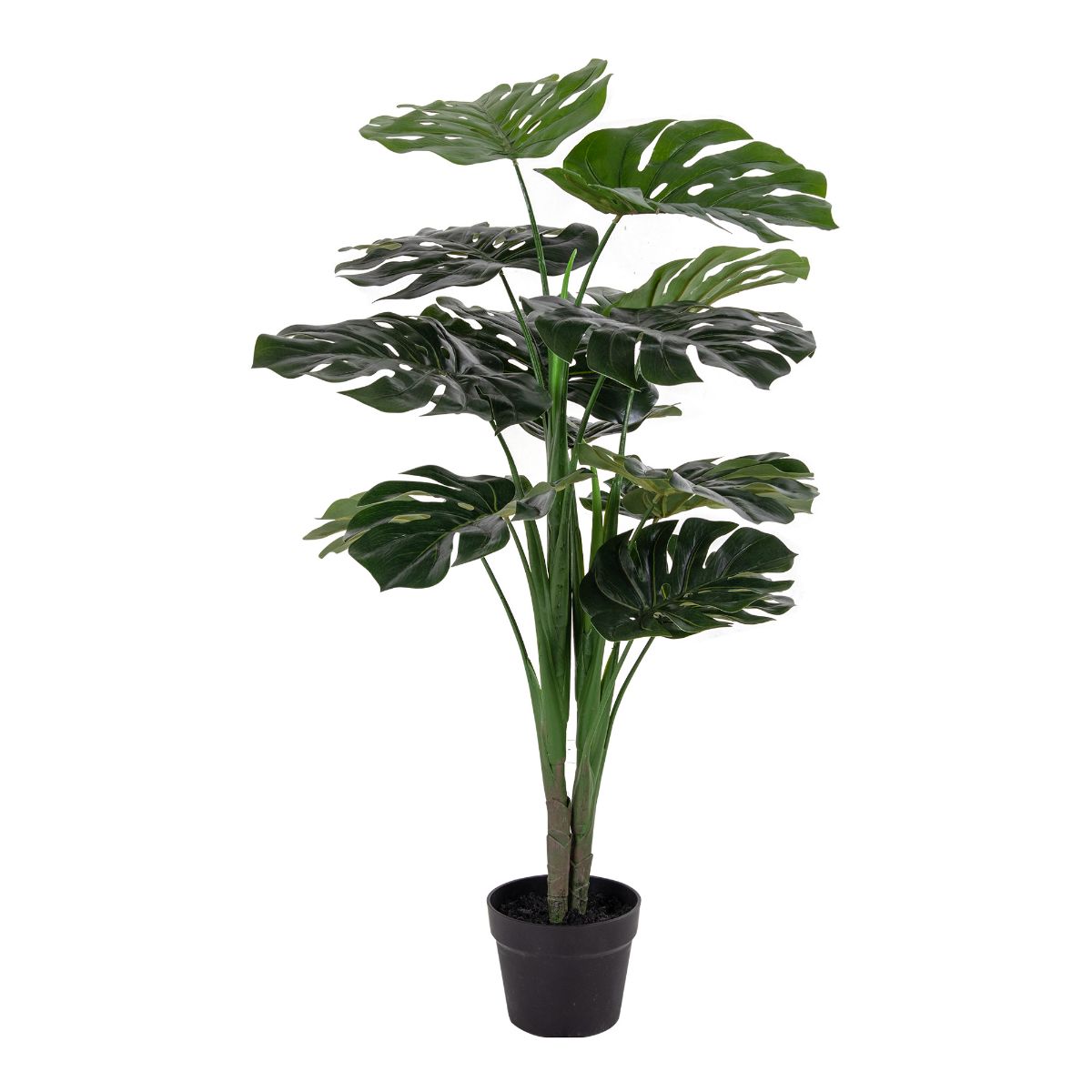 Produktbillede af Monstera kunstige plante 90cm på tilbud