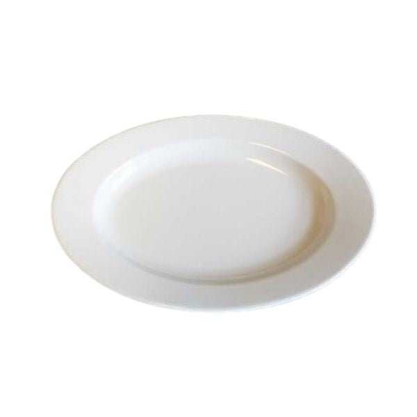 Produktbillede af Amalie Oval Fad 33 Cm Hvid på tilbud i premium kvalitet