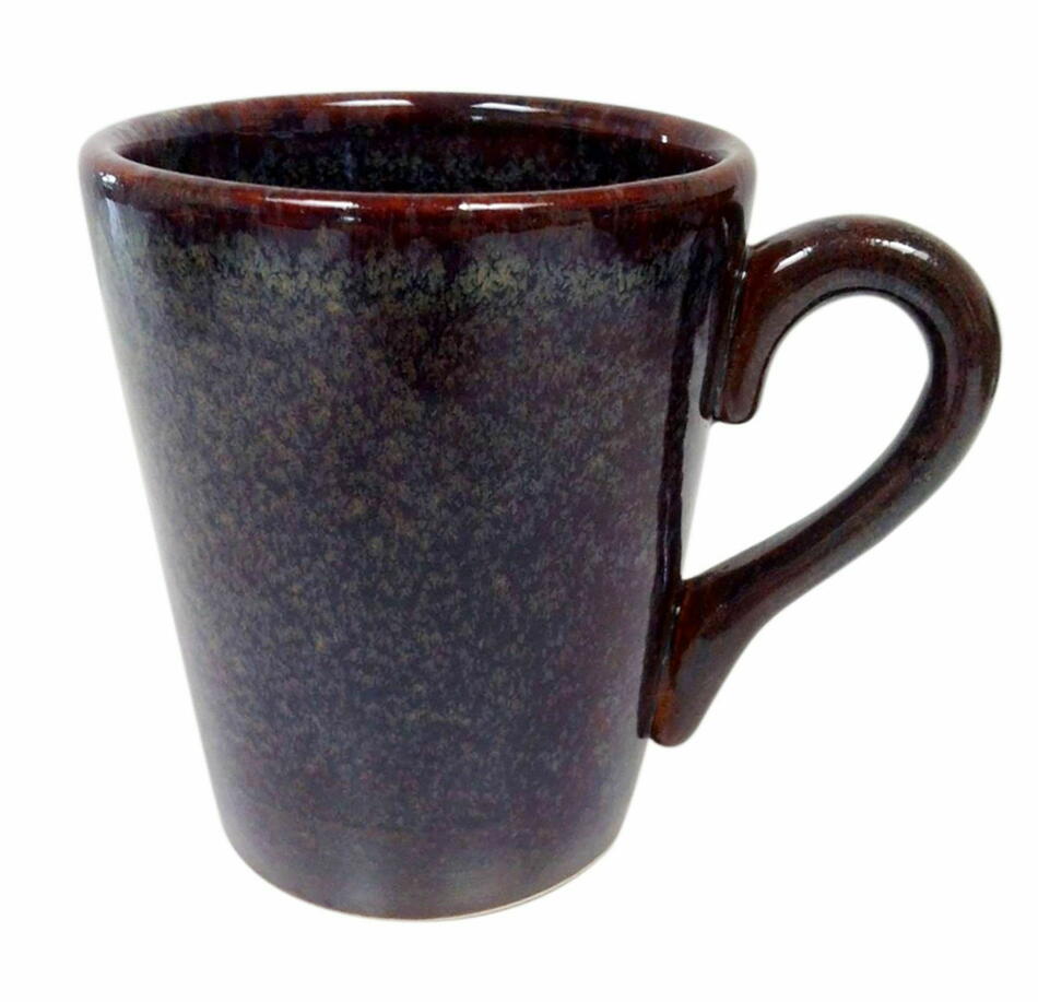 Produktbillede af Krus Med Hank Brun Stentøj på tilbud i brug