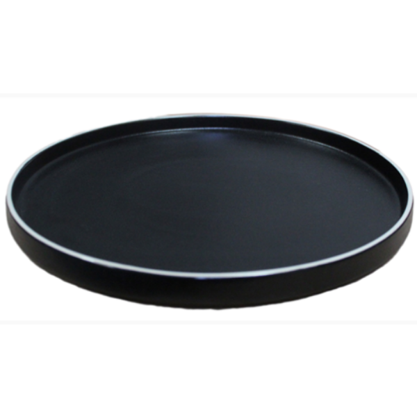 Produktbillede af Tallerken 19 Cm. Sort/hvid på tilbud i premium kvalitet