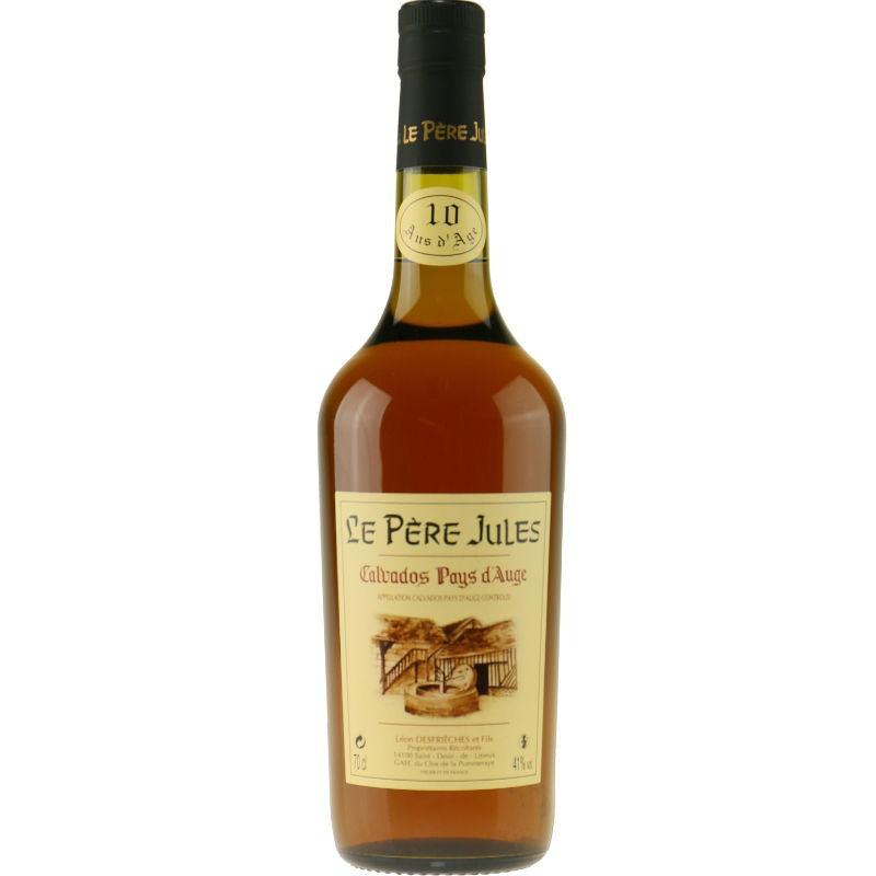 Produktbillede af Calvados Pere Jules 10 Ans Pays d Auge Fl 70 på tilbud – premium kvalitet og detaljer