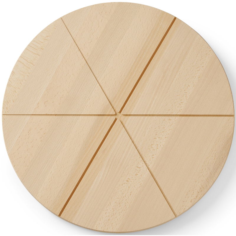 Produktbillede af Pizzabræt Bøgetræ 350 Mm på tilbud – premium kvalitet og detaljer