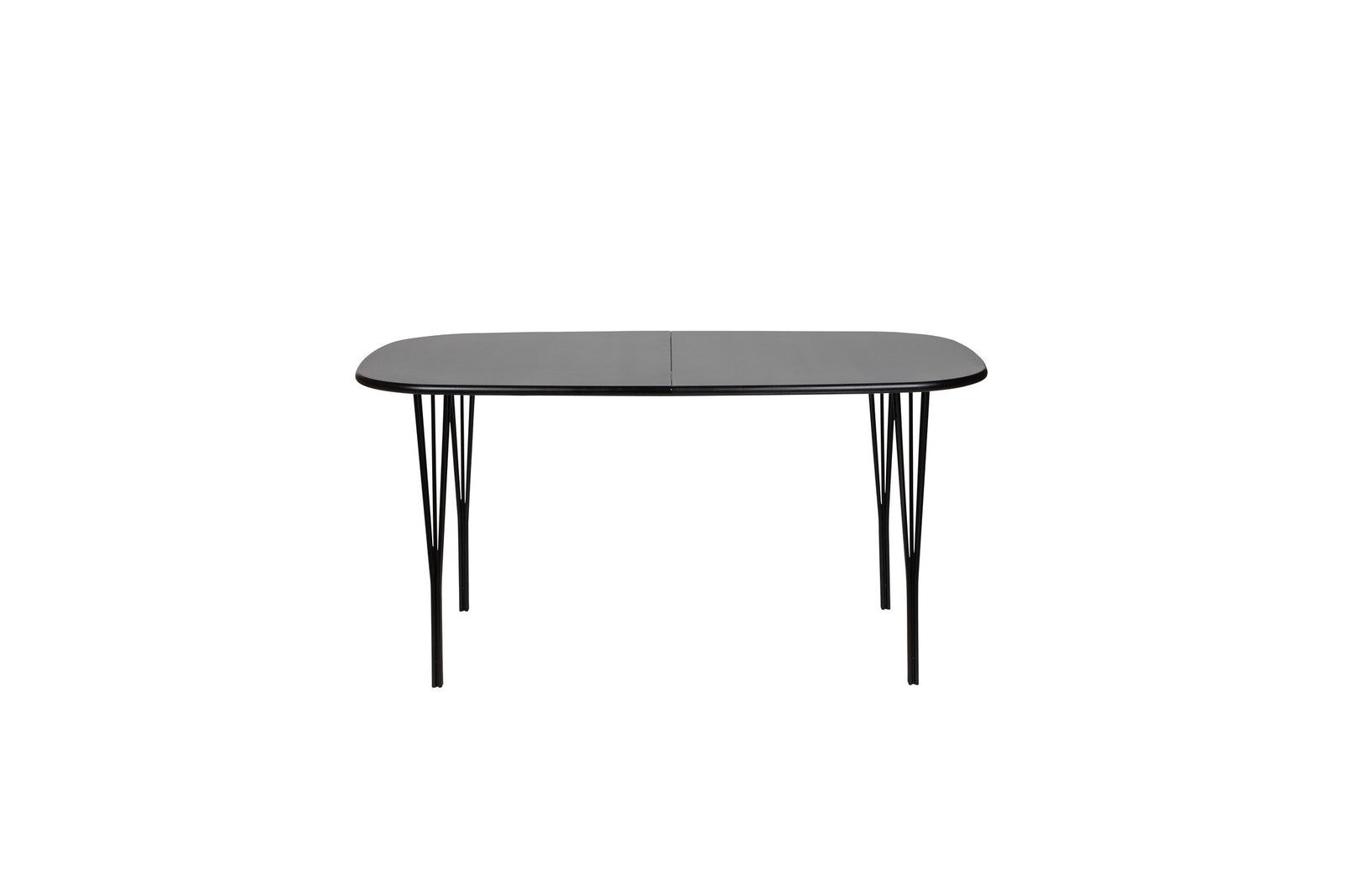 Produktbillede af HASLEV SYMPHONY SPISEBORD 88 SORTBEJDSET LAKERET EGETRÆ METALBEN I SORT 150 i premium kvalitet