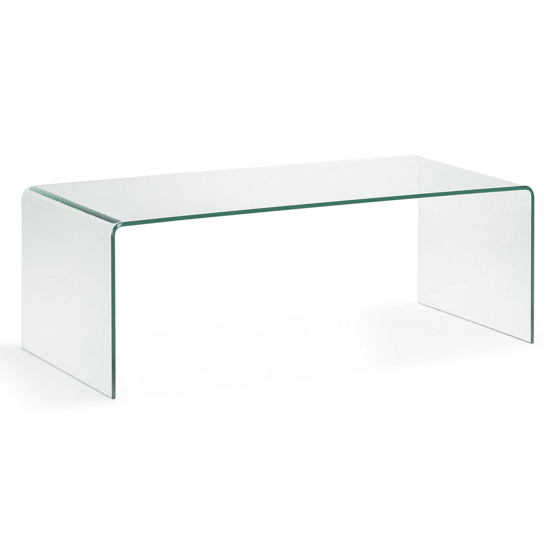 KAVE HOME rektangulær Burano sofabord klar glas 110x50