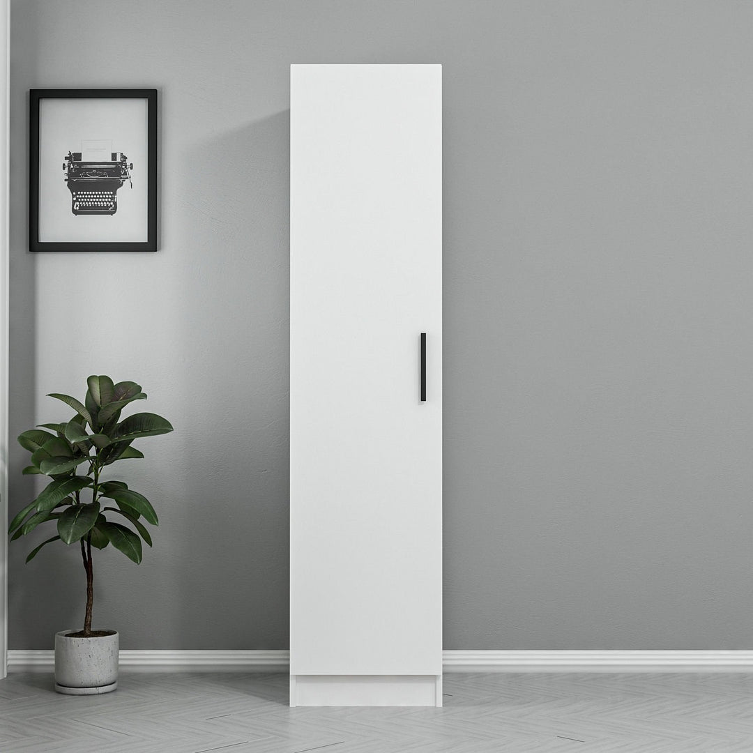 FUNZI LIVING Rafl? 210 Hvid Garderobe