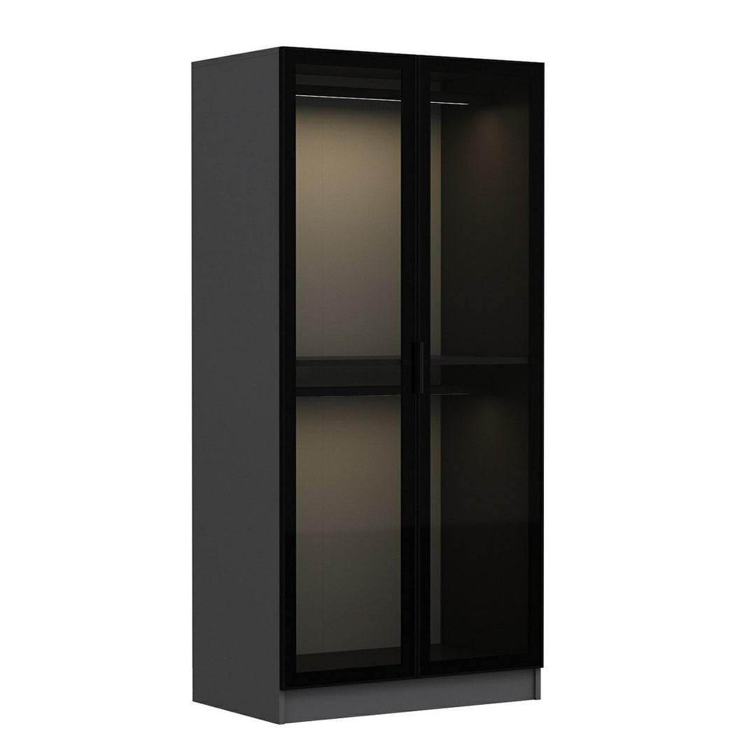 FUNZI LIVING Kalesglas antracit 190 Garderobe