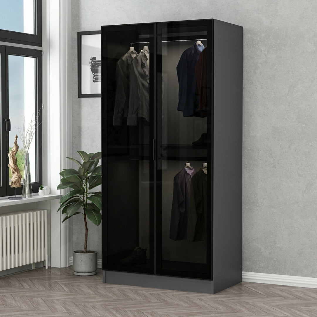 FUNZI LIVING Kalesglas antracit 210 Garderobe