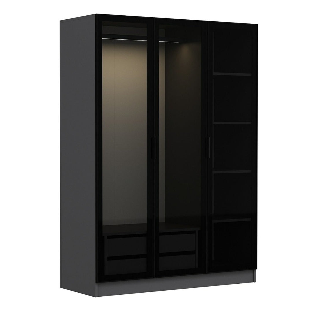 FUNZI LIVING antracit sort 2272 Garderobe