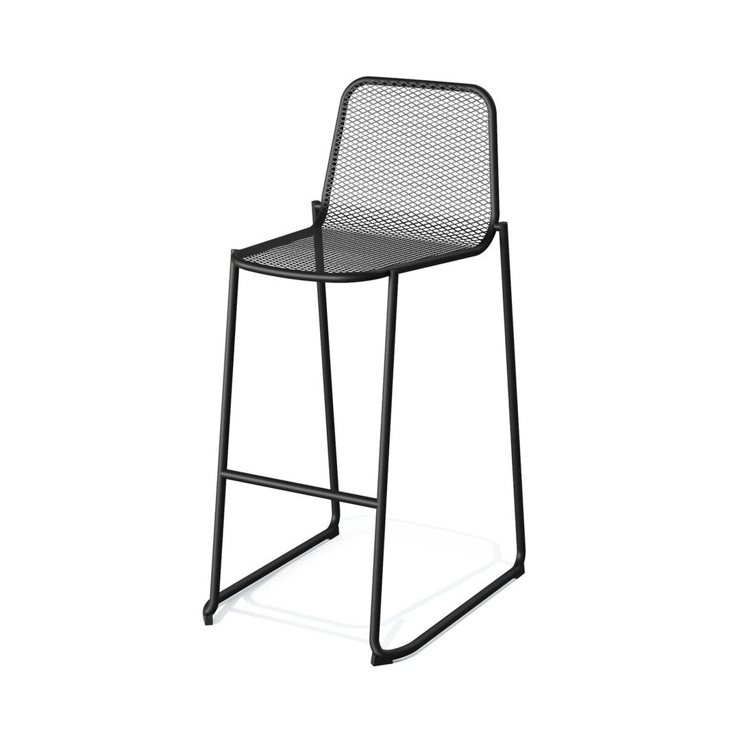Produktbillede af Mase Stabel Barstol metal Sort på tilbud
