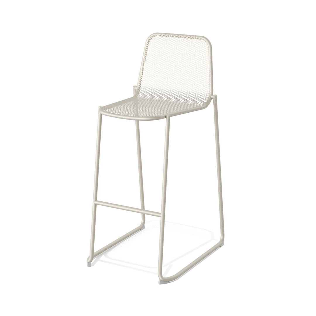 Produktbillede af Mase Stabel Barstol metal Beige på tilbud