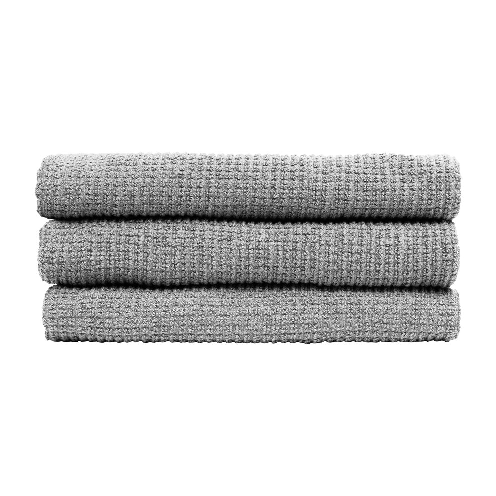 Produktbillede af ORGANIC CLUB Håndklæde grå 50x100 cm på tilbud i høj kvalitet