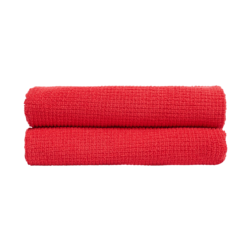 Produktbillede af ORGANIC CLUB Håndklæde rød 50x100 cm på tilbud i høj kvalitet