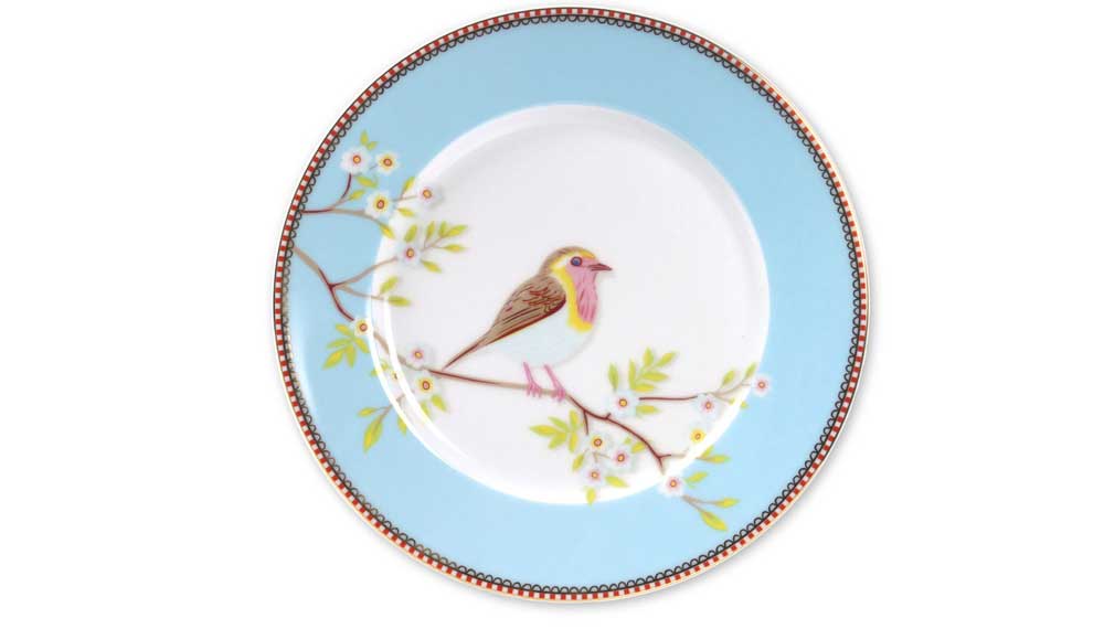 Produktbillede af Plate Early Bird Blue 21cm på tilbud i høj kvalitet