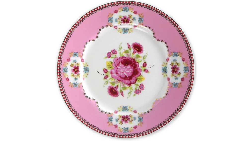 Produktbillede af Plate Pink 17cm på tilbud i høj kvalitet