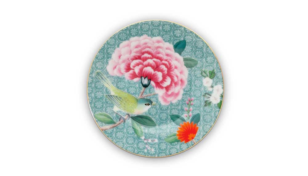 Produktbillede af Petit Four Blushing Birds Blue 12cm på tilbud i høj kvalitet