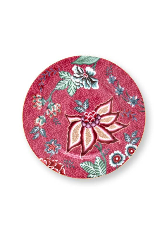 Produktbillede af Plate Flower Festival Dark Pink 17cm på tilbud i høj kvalitet