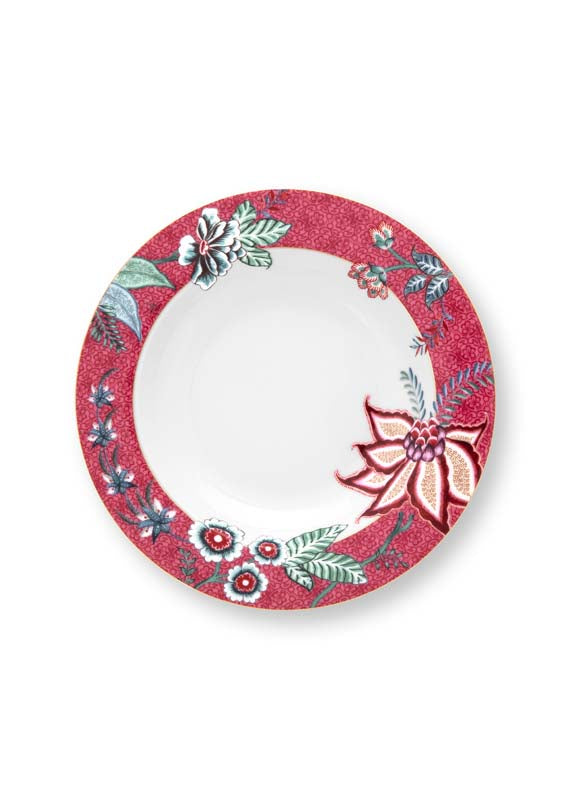 Produktbillede af Deep Plate Flower Festival Dark Pink 21.5cm på tilbud i høj kvalitet