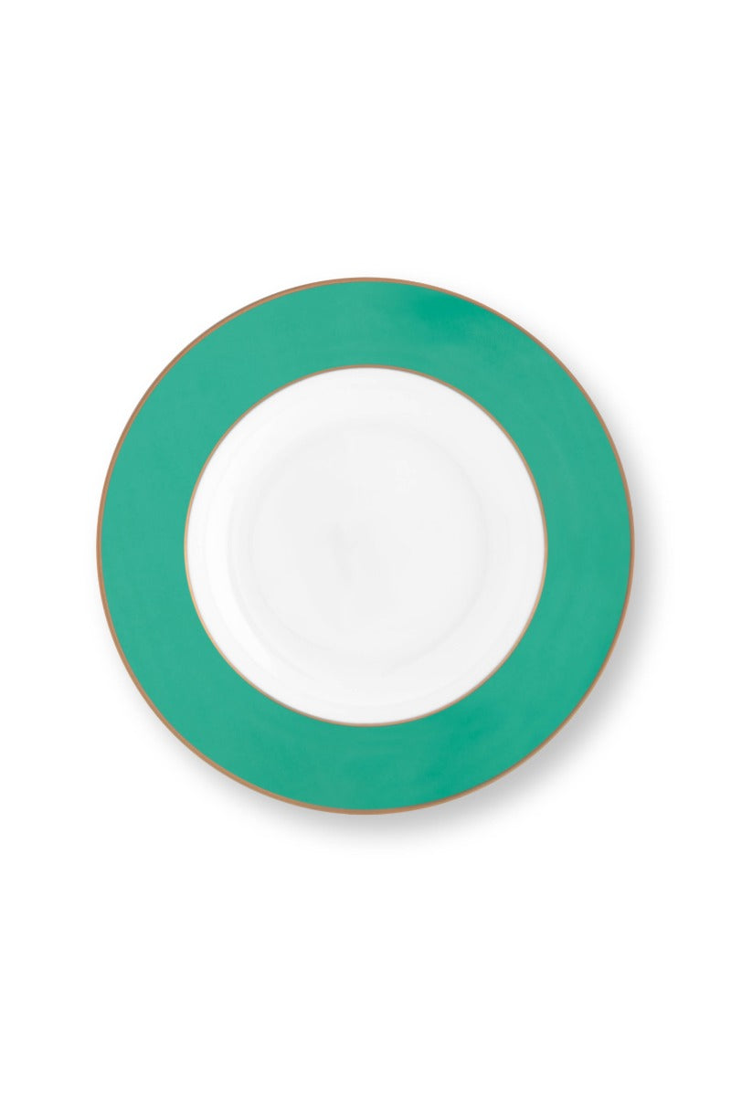Produktbillede af Deep Plate Pip Chique Gold-Green 23.5cm på tilbud i høj kvalitet