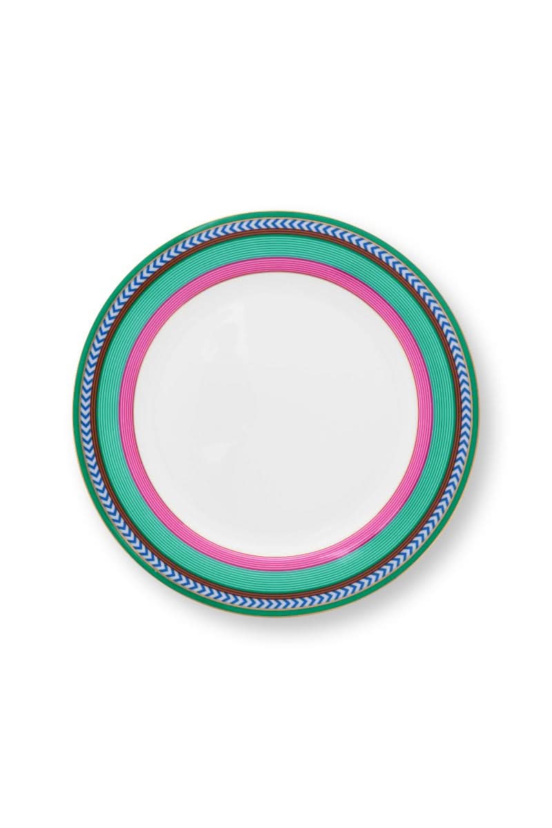Se tilbud på Plate Chique Stripes Pink-Green 23cm! Billigt udsalg på Pip Studio. Hurtig levering, 1-2 hverdage. Varenummer: CADEC-51.001.387. Spar op til 52%.