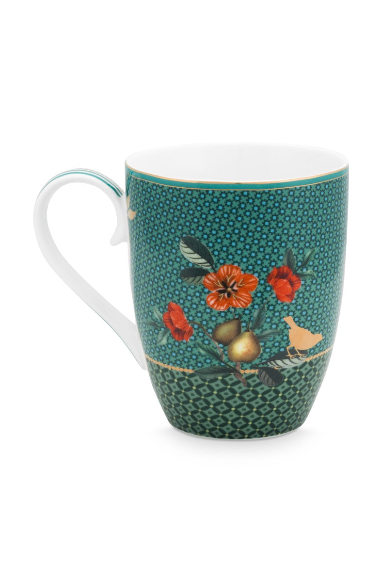 Produktbillede af Mug Large Winter Wonderland Squirrel Green 350ml på tilbud i høj kvalitet