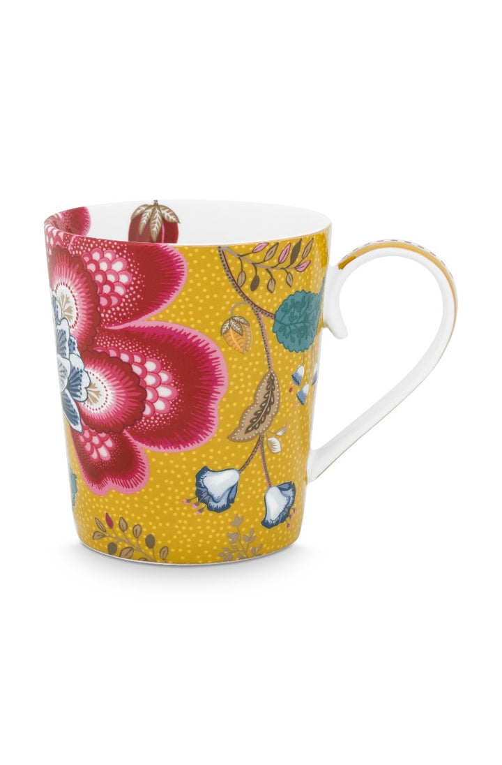PIP STUDIO Alfabet kop Blushing Birds Yellow X 350ML
