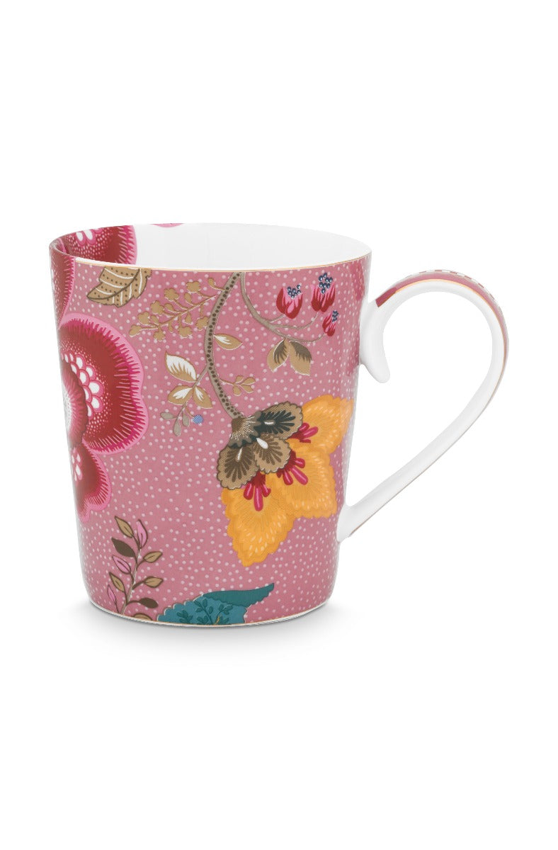 PIP STUDIO Alfabet kop Floral Fantasy Pink 350ML