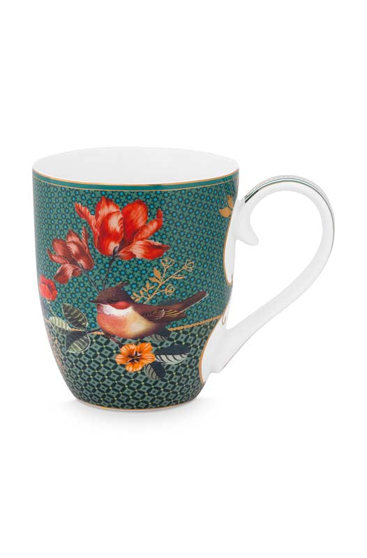 Produktbillede af Mug XL Winter Wonderland Bird Green 450ml på tilbud i høj kvalitet