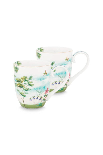 Se tilbud på 2 XL Jolie Heron krus (450ml) fra Pip Studio. Billigt udsalg! Hurtig levering (1-2 hverdage) og billig fragt. Varenummer: CADEC-51.002.373. På lager. Spar op til 61%.