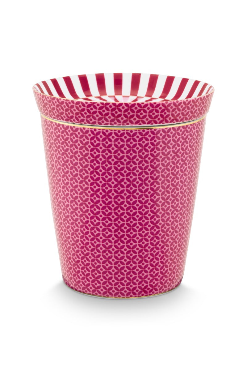 Produktbillede af Set/2 Mug Small without Ear Royal Tiles & Tea Tip Dark Pink på tilbud i høj kvalitet