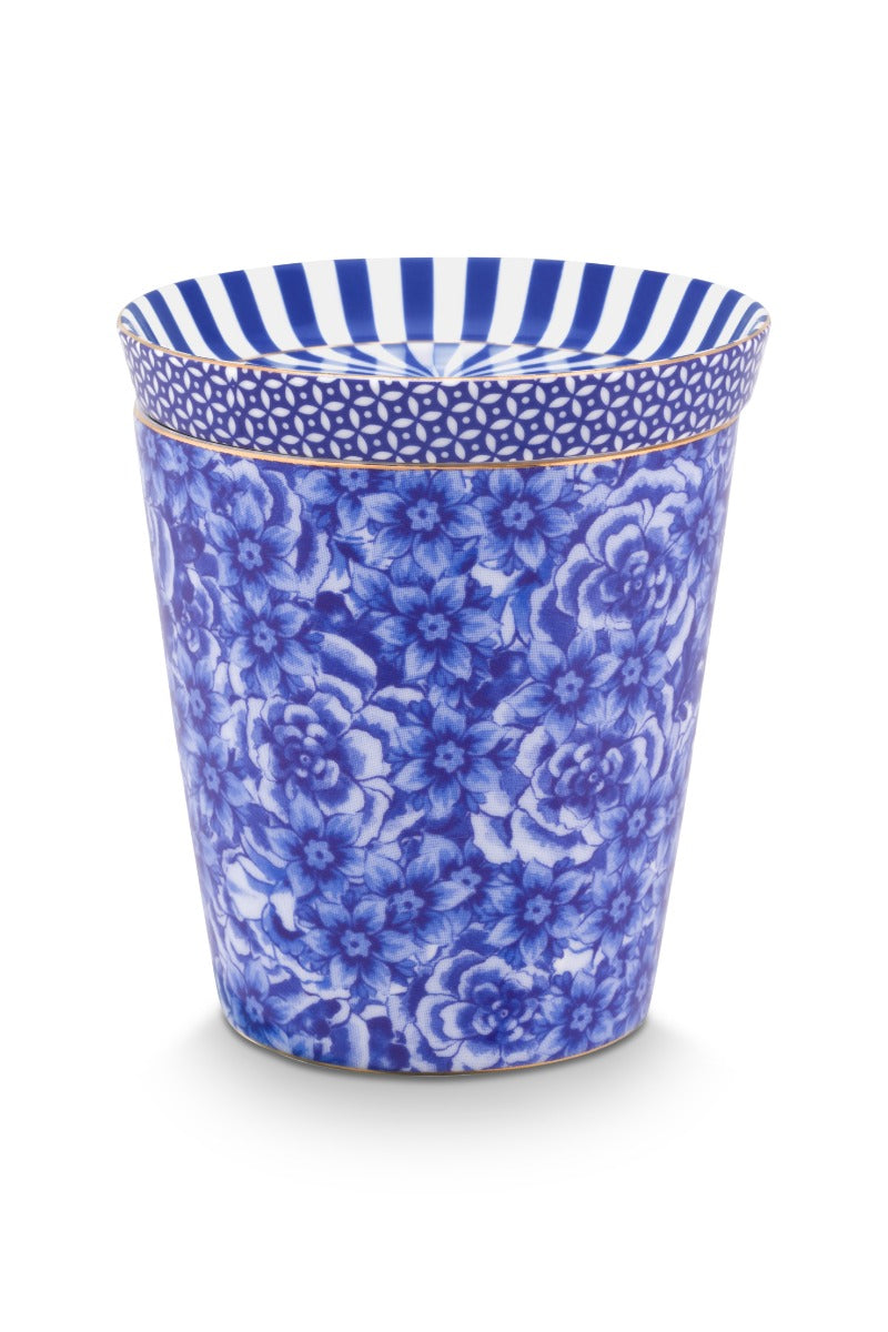 Produktbillede af Set/2 Mug Small without Ear Royal Flower & Tea Tip Blue på tilbud i høj kvalitet
