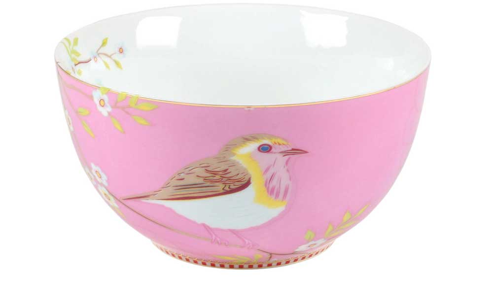 Produktbillede af Bowl Early Bird Pink 15cm på tilbud i høj kvalitet