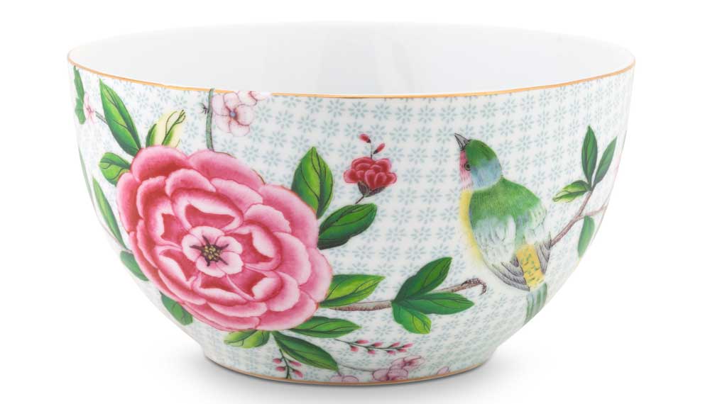 Produktbillede af Bowl Blushing Birds White 15cm på tilbud i høj kvalitet