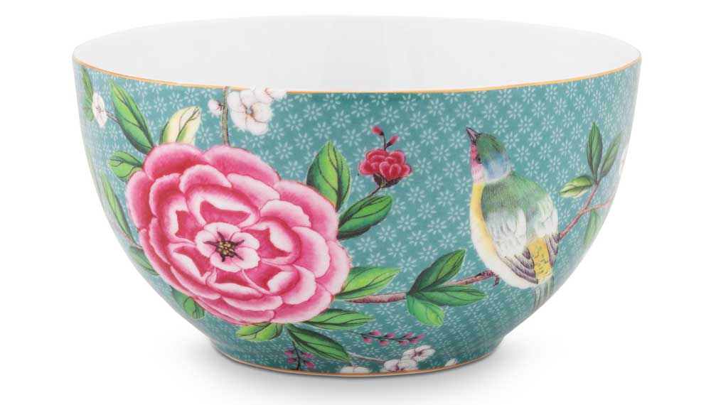Produktbillede af Bowl Blushing Birds Blue 15cm på tilbud i høj kvalitet