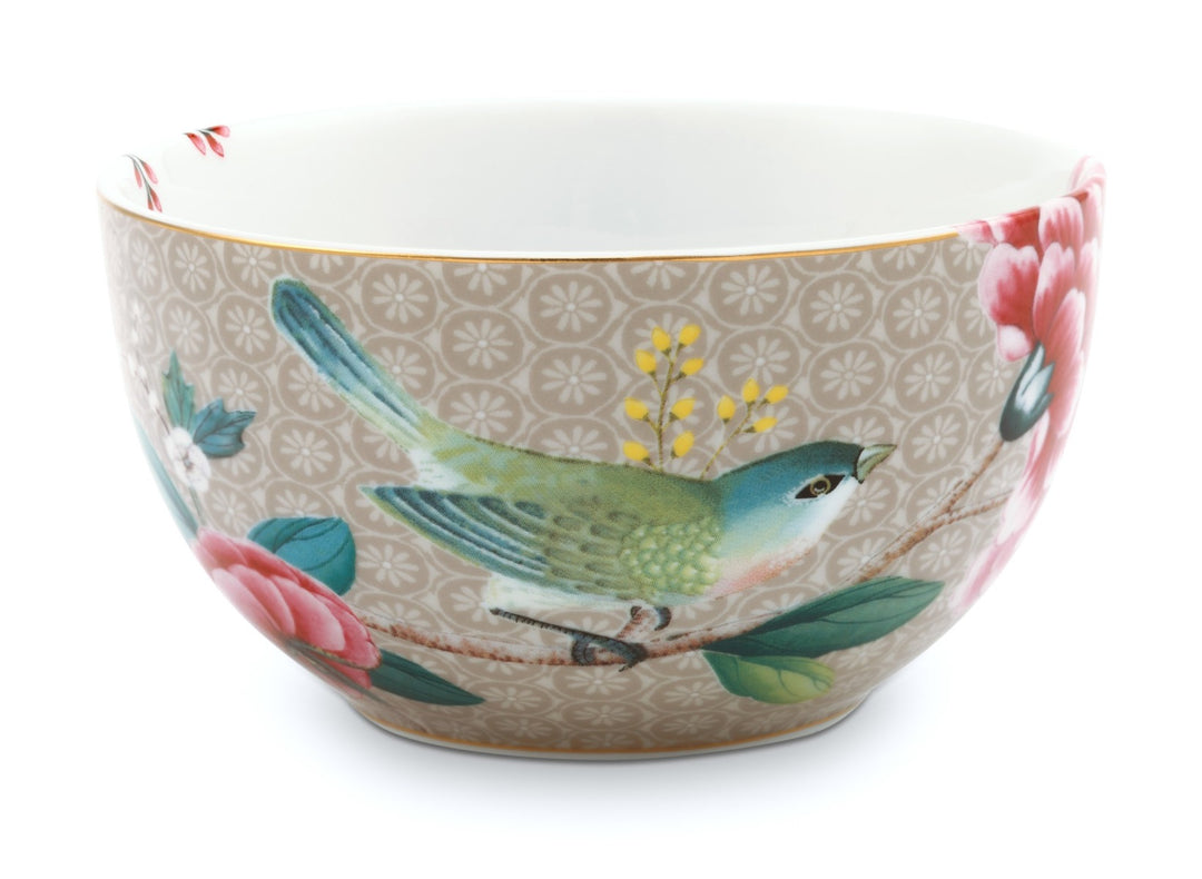 Produktbillede af Bowl Blushing Birds Khaki 12 cm på tilbud i høj kvalitet
