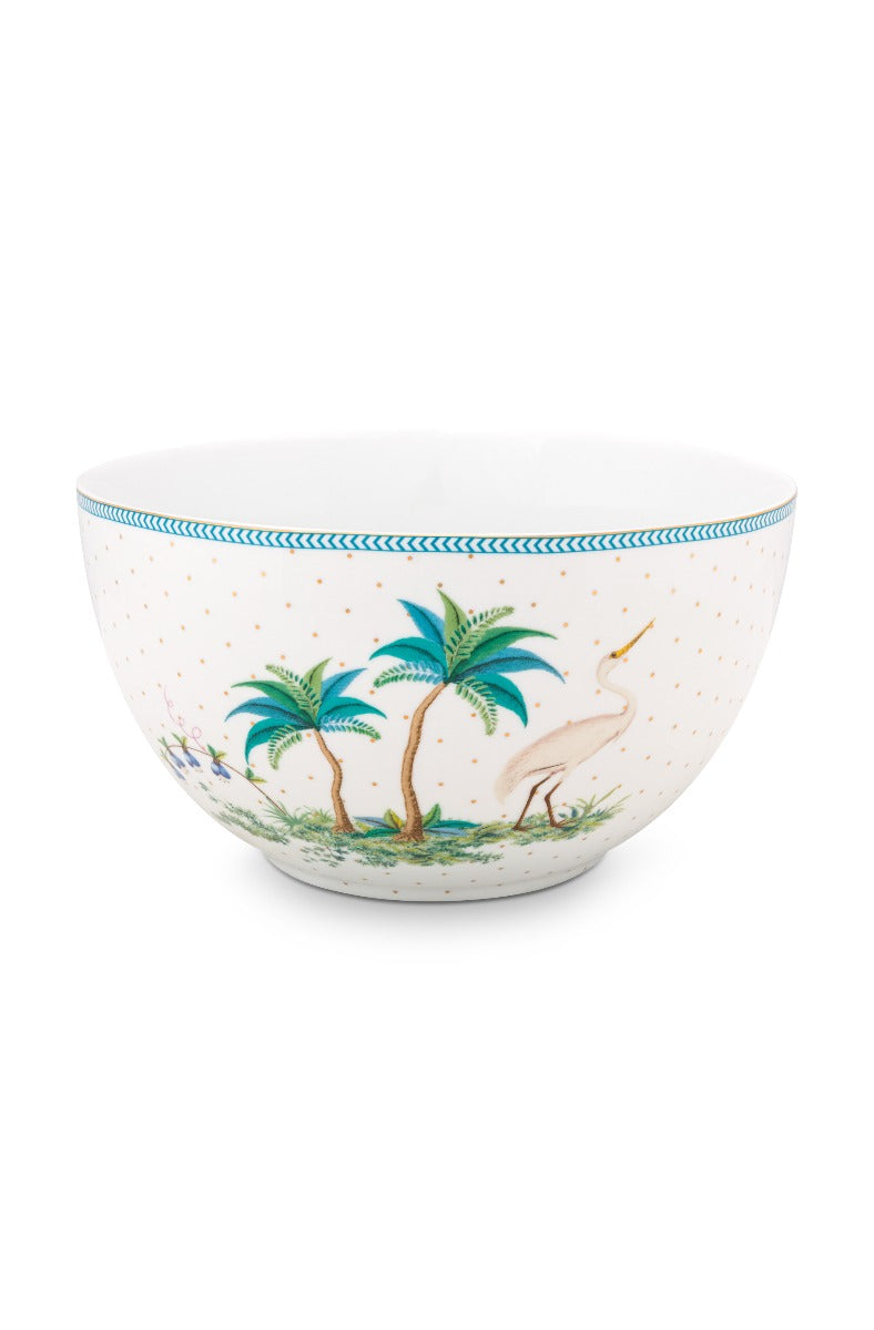 Produktbillede af Bowl Jolie Dots Gold 18cm på tilbud i høj kvalitet