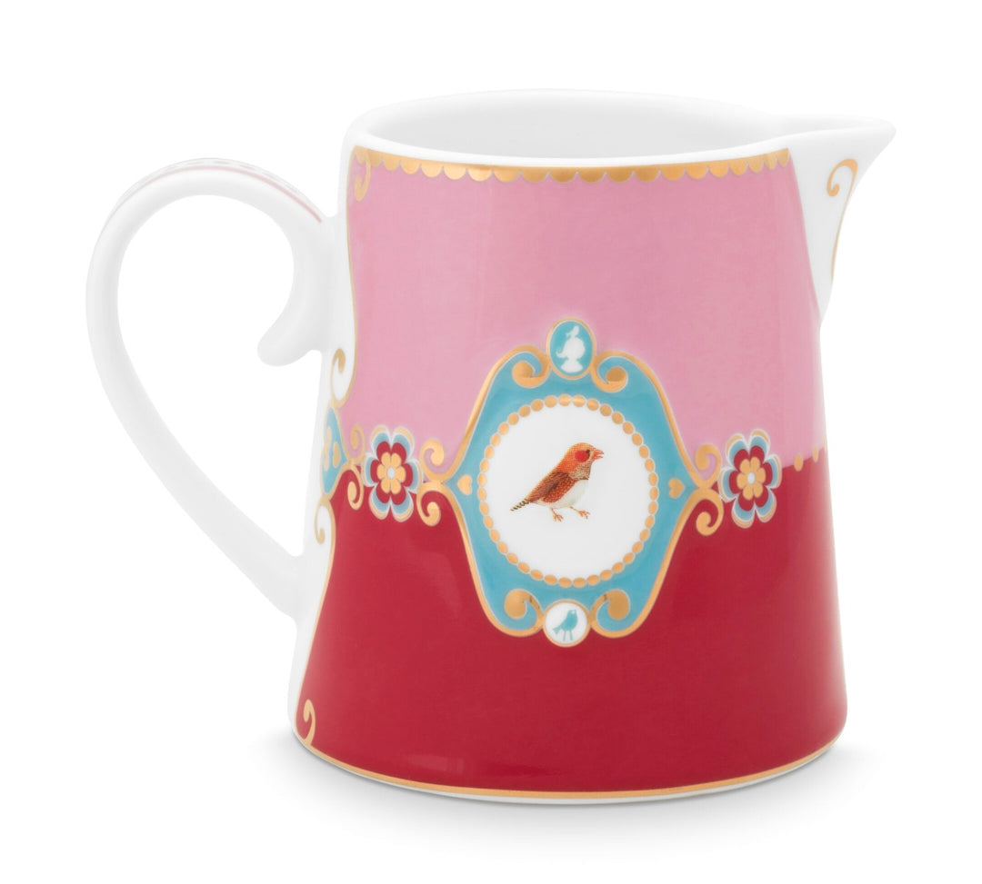 Produktbillede af Jug Small Love Birds Medallion Red-Pink 270ml på tilbud i høj kvalitet
