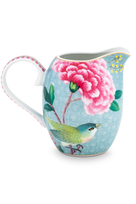 Produktbillede af Jug Small Blushing Birds Blue 250ml på tilbud i høj kvalitet