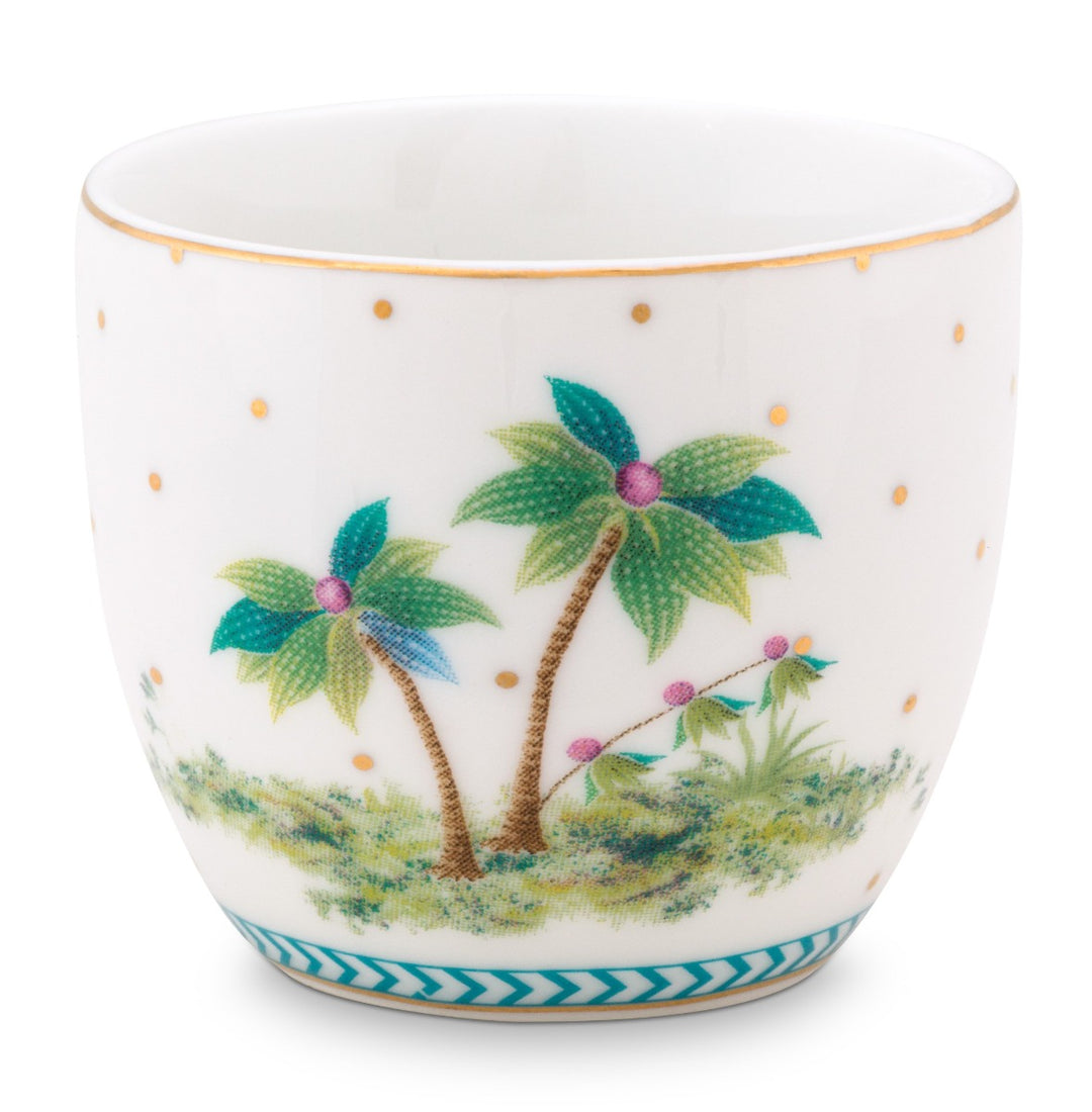 Produktbillede af Egg Cup Jolie Dots Gold på tilbud i høj kvalitet
