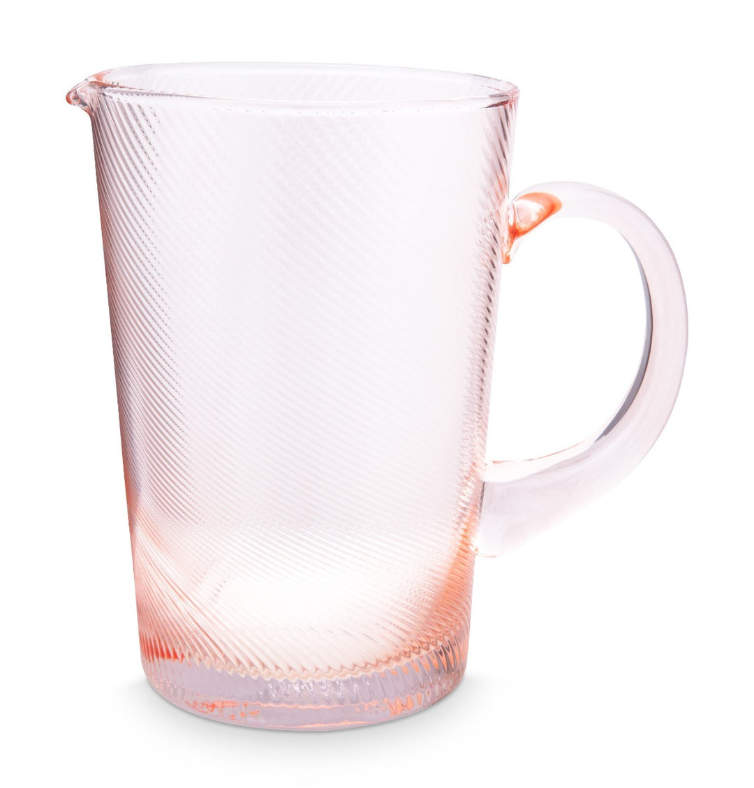 Produktbillede af Pip studio glas Jolie Heron pink twisted kande 1.45 ltr på tilbud i høj kvalitet