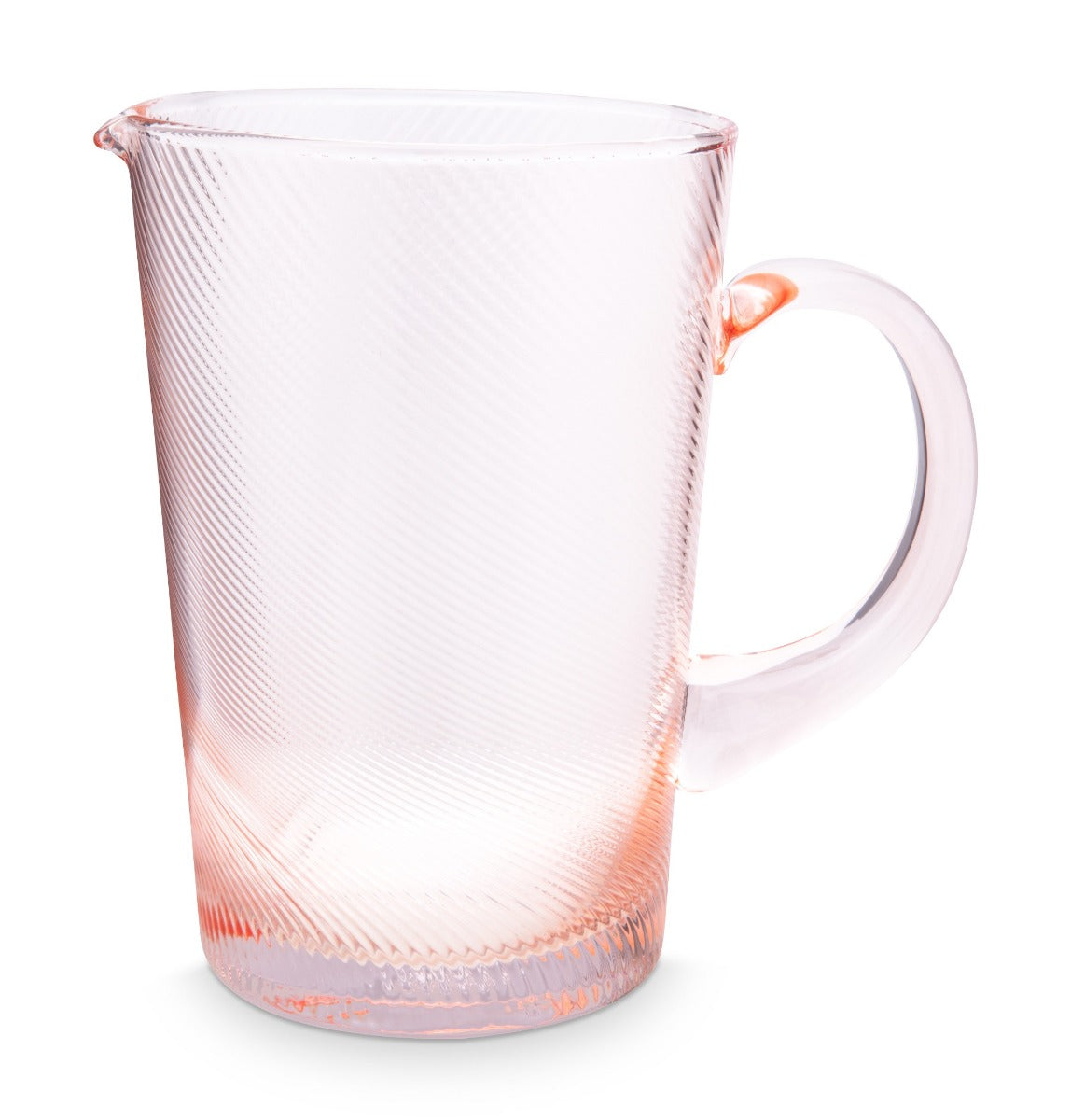 Produktbillede af Pip studio glas Jolie Heron pink twisted kande 1.45 ltr på tilbud i høj kvalitet