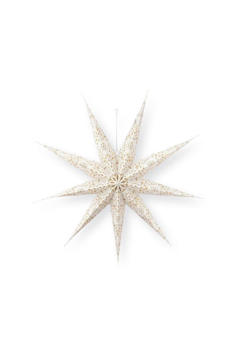 Produktbillede af Christmas Star Paper Gold 110cm på tilbud i høj kvalitet