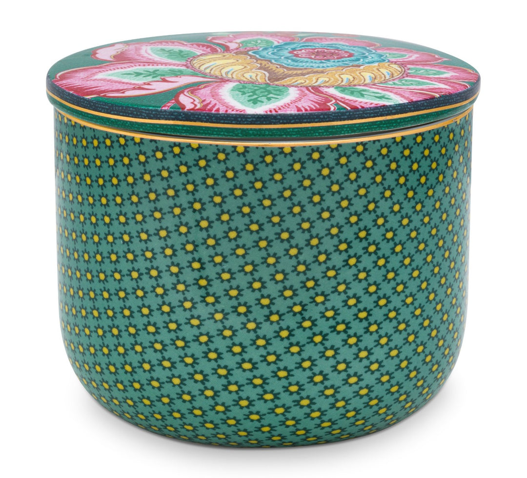Produktbillede af Pip Studio porcelæn lille Cotton Bowl Twinkle Star Green 11.5cm på tilbud i høj kvalitet