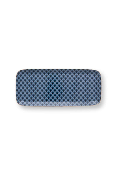 Se billigt tilbud på Tray Suki Blue 27x12x1.5cm! Udsalg på Pip Studio - Køb online nu. Hurtig levering, billig fragt. Varenummer: CADEC-51.111.108. Spar op til 67%.