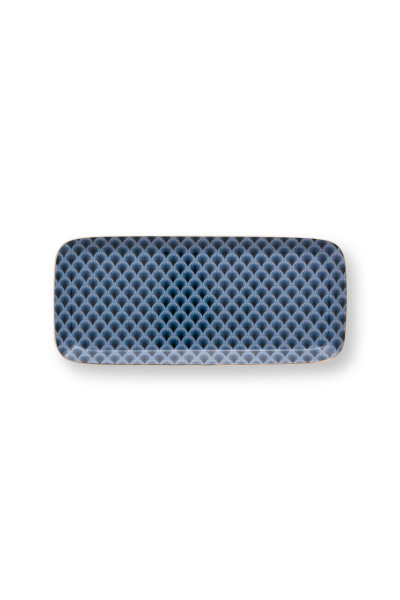 Produktbillede af Tray Suki Blue 27x12x1.5cm på tilbud i høj kvalitet