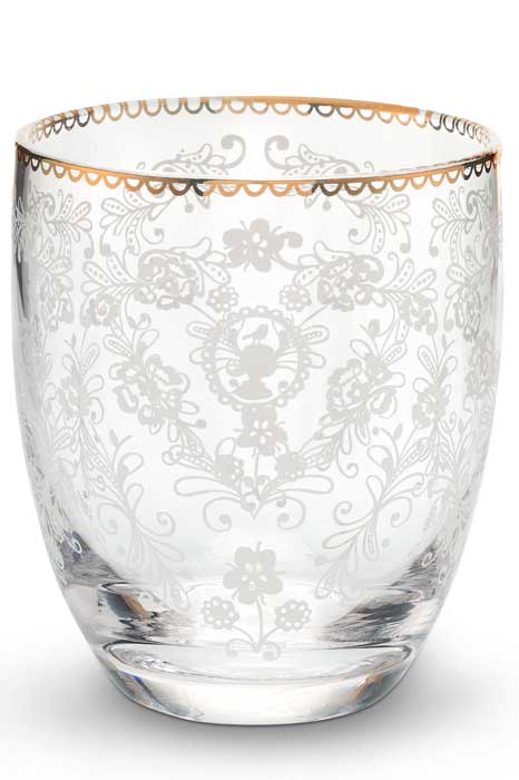 Produktbillede af Water Glass Floral 280ml på tilbud i høj kvalitet