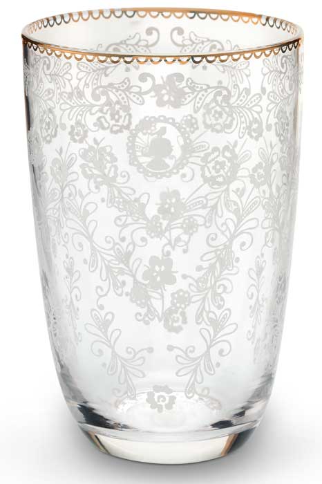 Produktbillede af Longdrink Glass Floral 400ml på tilbud i høj kvalitet