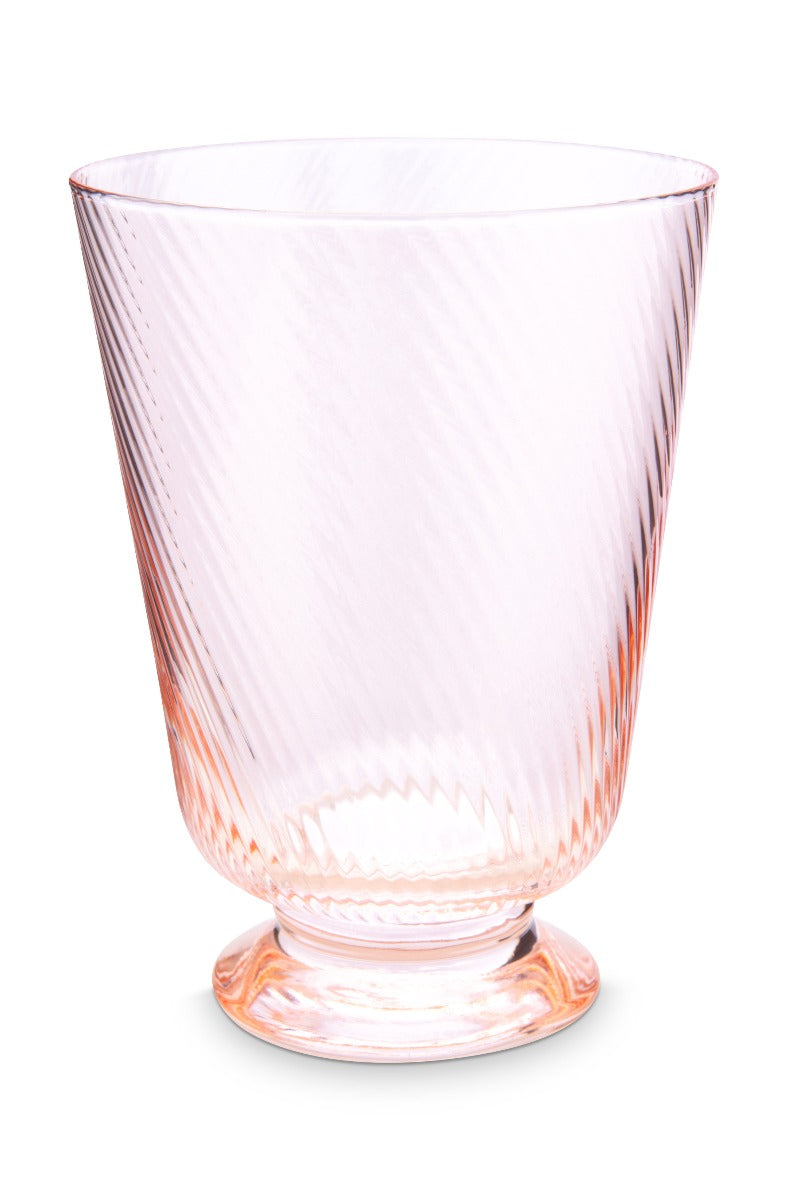 Produktbillede af Pip studio Jolie Heron pink vandglas 360 ml på tilbud i høj kvalitet