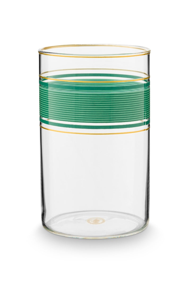 Produktbillede af Longdrink Glass Chique Green 360ml på tilbud i høj kvalitet